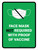 Face Mask Not Required with Proof of Vaccine with Icon Green Portrait - Wall Sign