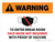 Warning: Face Mask Not Required with Proof of Vaccine To Enter Break Room with Icon Landscape - Wall Sign