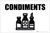 Condiments with Icon Landscape - Label