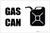 Gas Can with Icon Landscape - Label