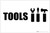 Tools with Icon Landscape - Label