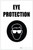 Eye Protection with Icon Portrait - Label
