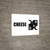 Cheese with Icon Landscape - Wall Sign