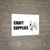 Craft Supplies with Icon Landscape - Wall Sign