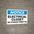 Notice: Electrical Closet No Storage Permitted - Wall Sign