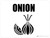 Onions with Icon Landscape - Wall Sign