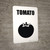 Tomato with Icon Portrait - Wall Sign
