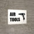 Air Tools with Icon Landscape - Wall Sign
