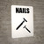 Nails with Icon Portrait - Wall Sign