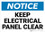 Notice: Keep Electrical Panel Clear - Wall Sign
