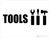 Tools with Icon Landscape - Wall Sign
