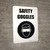 Safety Goggles with Icon Portrait - Wall Sign