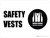 Safety Vests with Icon Landscape - Wall Sign