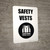 Safety Vests with Icon Portrait - Wall Sign