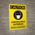 Caution: Coronavirus Outbreak Masks Preferred - Wall Sign