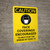 Caution: Face Coverings Encouraged To Help Stop The Spread Of Covid-19 - Wall Sign