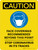 Caution: Face Coverings Recommended Beyond This Point Stop Coronavirus In Its Tracks - Wall Sign