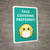 Face Covering Preferred With Emoticon - Wall Sign