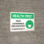 Health First: Face Coverings Encouraged To Enter Facility With Icon - Wall Sign