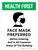 Health First: Face Mask Preferred Before Entering And In All Common Areas Of The Building - Wall Sign