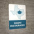 Masks Encouraged Texas State Outline - Wall Sign
