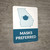 Masks Preferred Georgia State Outline - Wall Sign