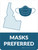 Masks Preferred Idaho Outline State - Wall Sign
