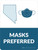 Masks Preferred Nevada State Outline - Wall Sign