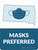 Masks Preferred South Dakota State Outline - Wall Sign