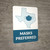 Masks Preferred Texas State Outline - Wall Sign