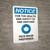 Notice: For The Health And Safety Of One Another Face Mask Preferred - Wall Sign With Icon - Wall Sign