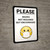 Please - Masks Not Required But Encouraged - Wall Sign