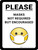 Please - Masks Not Required But Encouraged - Wall Sign