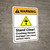 Warning: Stand Clear Crushing Hazard Outrigger Can Cause Injury - Wall Sign