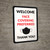 Welcome Face Covering Preferred - Wall Sign