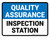 Quality Assurance: Inspection Station Landscape - Wall Sign