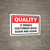 Quality: Brings Customers Back Again And Again Landscape - Wall Sign