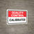 Quality Control: CALIBRATED Landscape - Wall Sign