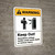Warning: Keep Out Hazardous Voltage Inside Could Cause Death - Wall Sign