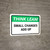 Think Lean: Small Changes Add Up Landscape - Wall Sign
