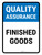 Quality Assurance: Finished Goods Portrait - Wall Sign