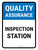 Quality Assurance: Inspection Station Portrait - Wall Sign