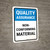 Quality Assurance: Non-Conforming Material Portrait - Wall Sign