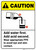Caution: Add Water First Acid Second Wear PPE ANSI - Wall Sign