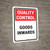 Quality Control: GOODS INWARD Portrait - Wall Sign