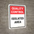 Quality Control: Isolated Area Portrait - Wall Sign