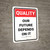 Quality: Our Future Depends on it Portrait - Wall Sign