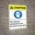 Caution: Ear and Eye Protection Must Be Worn ANSI - Wall Sign
