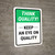 Think Quality: Keep An Eye On Quality Portrait - Wall Sign