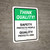 Think Quality: Safety Protects People Quality Protects Jobs Portrait - Wall Sign